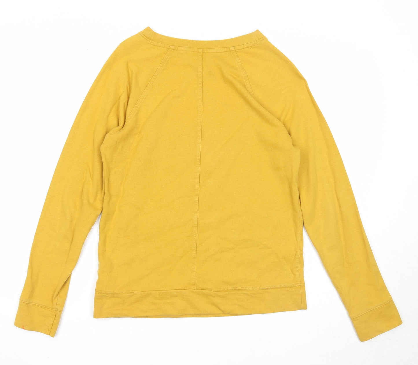 NEXT Womens Yellow Cotton Pullover Sweatshirt Size 6 Pullover