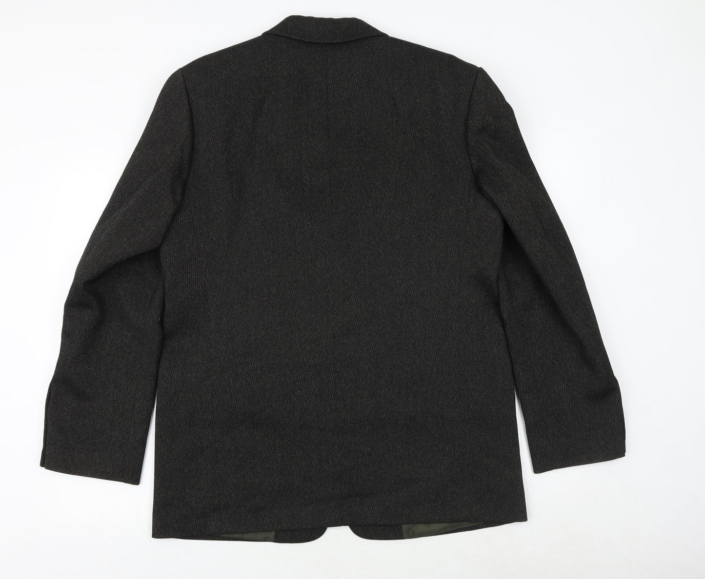 style gizgi Mens Black Polyester Jacket Suit Jacket Size 42 Regular