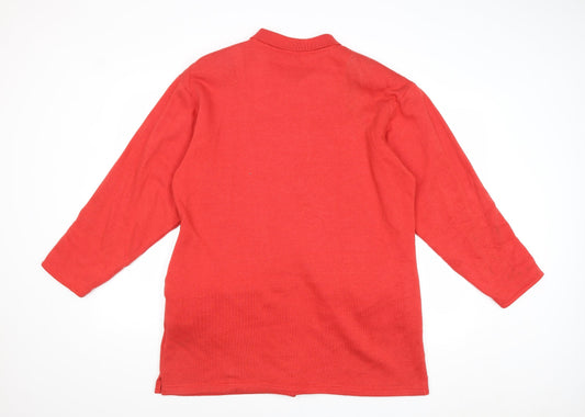 South Lodge Womens Red Jacket Size S Buckle