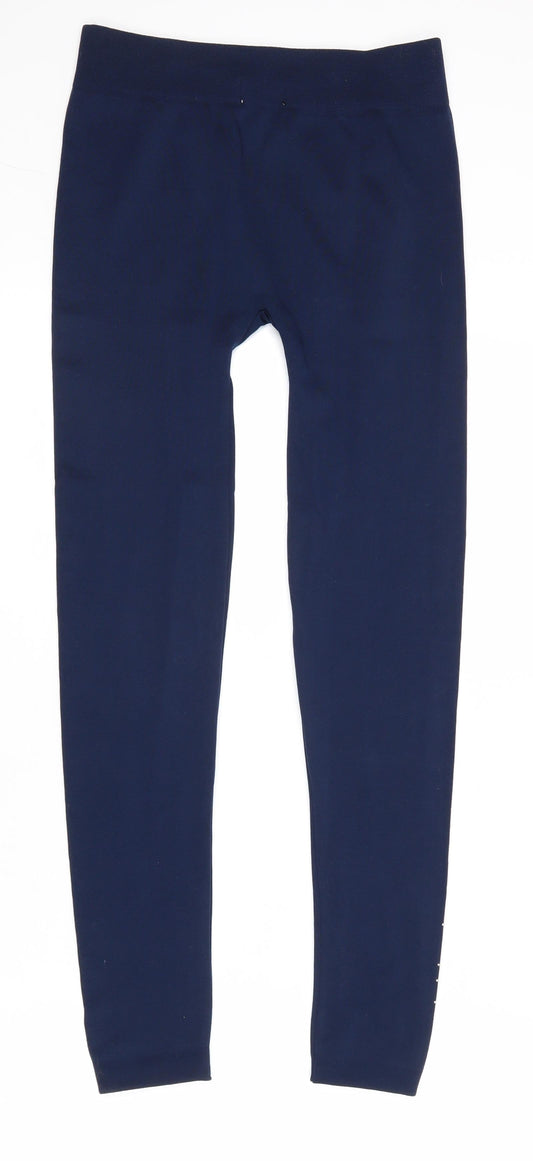 Poetic Soul Womens Blue Polyester Jogger Leggings Size S