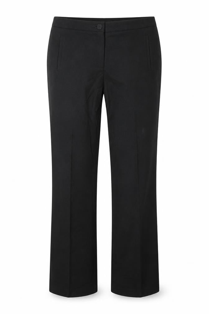 Marks and Spencer Womens Grey Polyester Trousers Size 12 Regular Zip