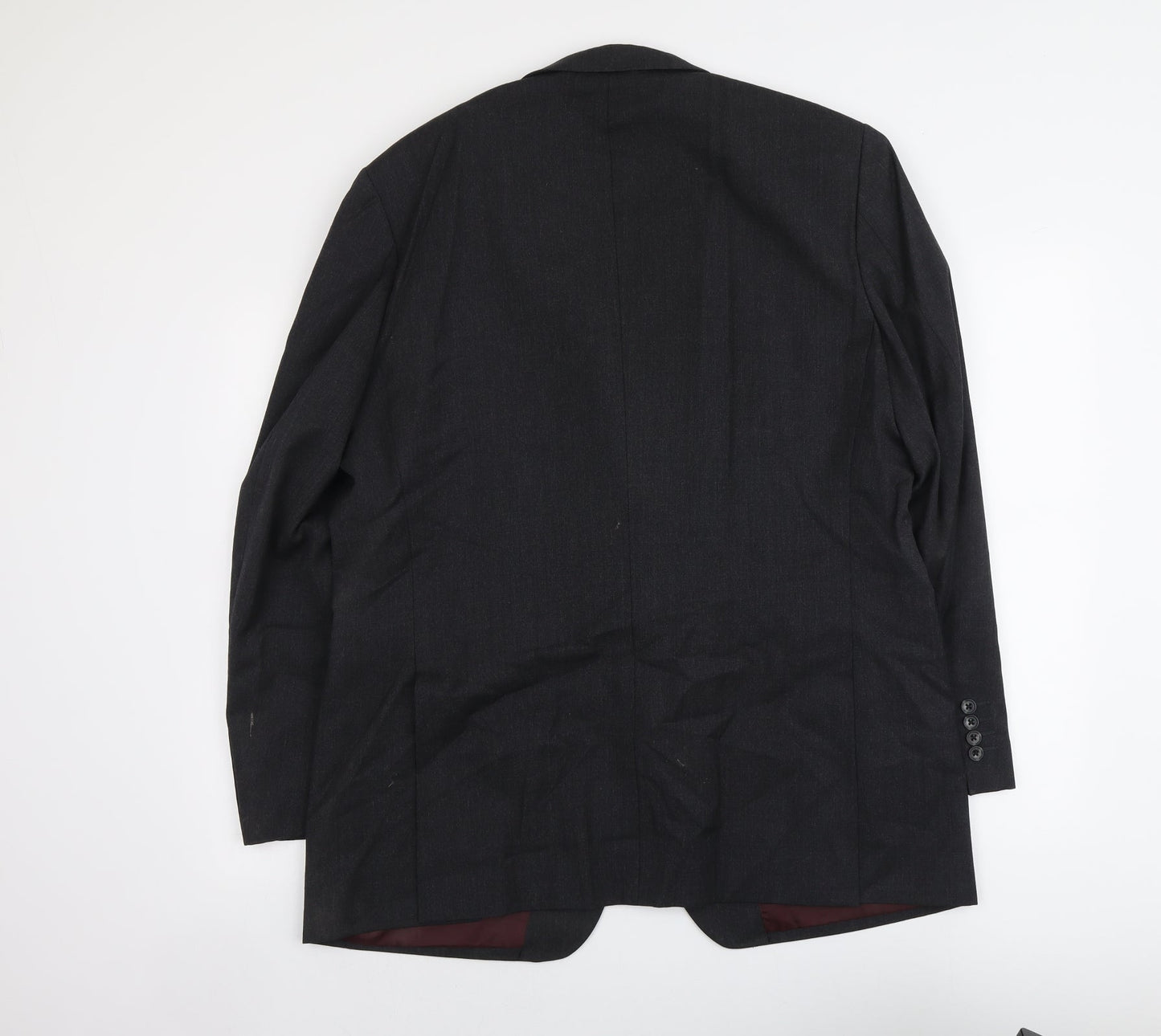 Greenwoods Mens Grey Wool Jacket Suit Jacket Size L Regular