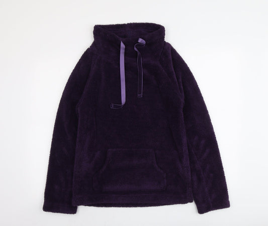 Marks and Spencer Womens Purple Polyester Pullover Sweatshirt Size 8 Pullover