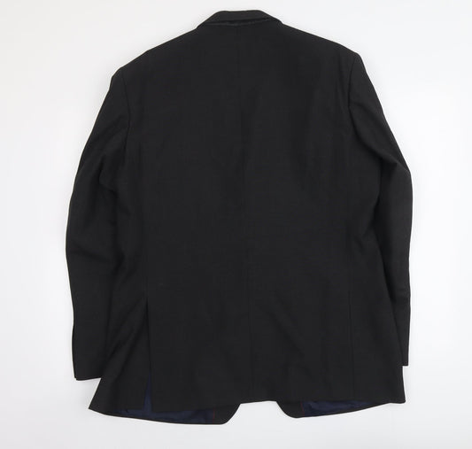 Debenhams Mens Grey Polyester Jacket Suit Jacket Size L Regular