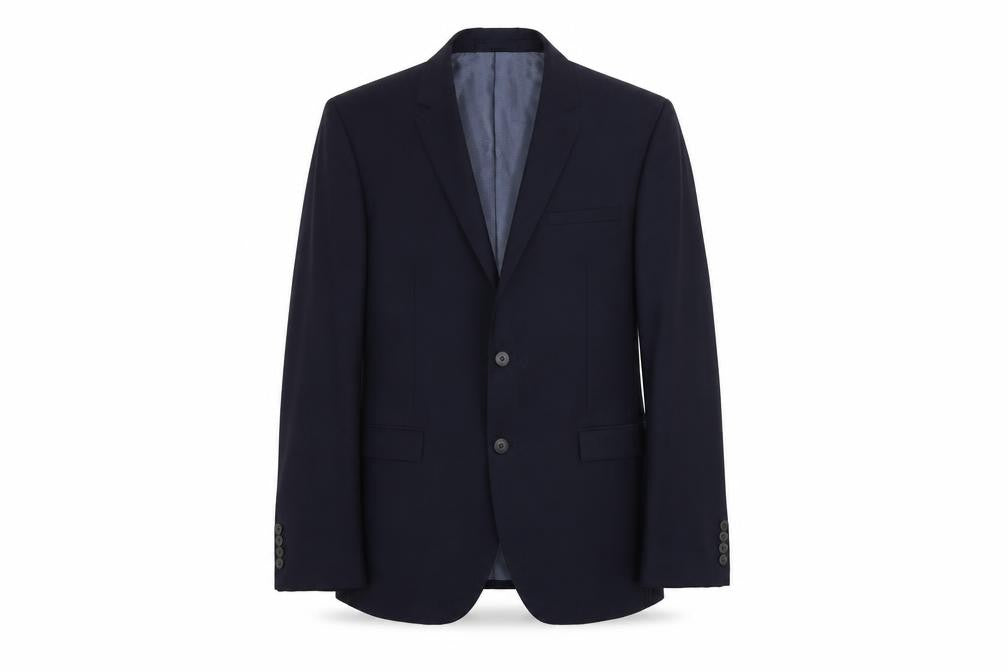 Marks and Spencer Mens Blue Wool Jacket Suit Jacket Size M Regular