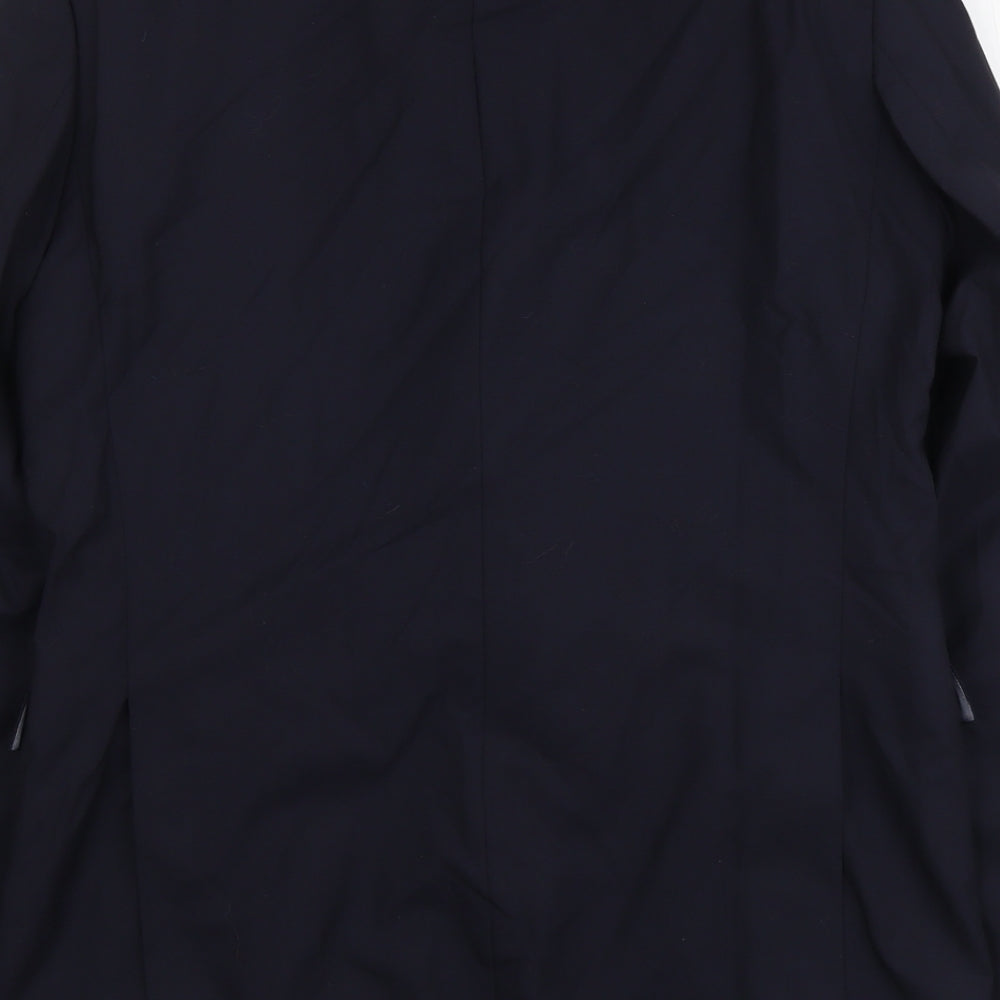Marks and Spencer Mens Blue Wool Jacket Suit Jacket Size M Regular