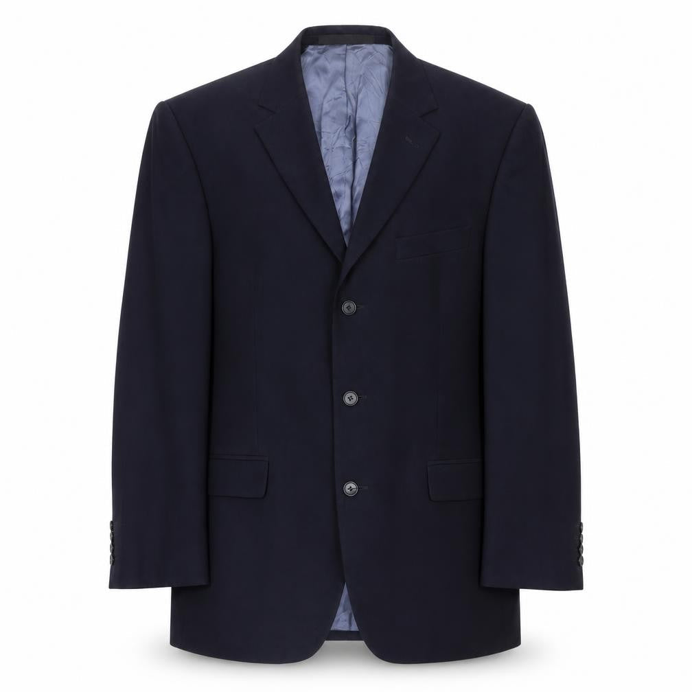 Marks and Spencer Mens Blue Wool Jacket Suit Jacket Size 40 Regular