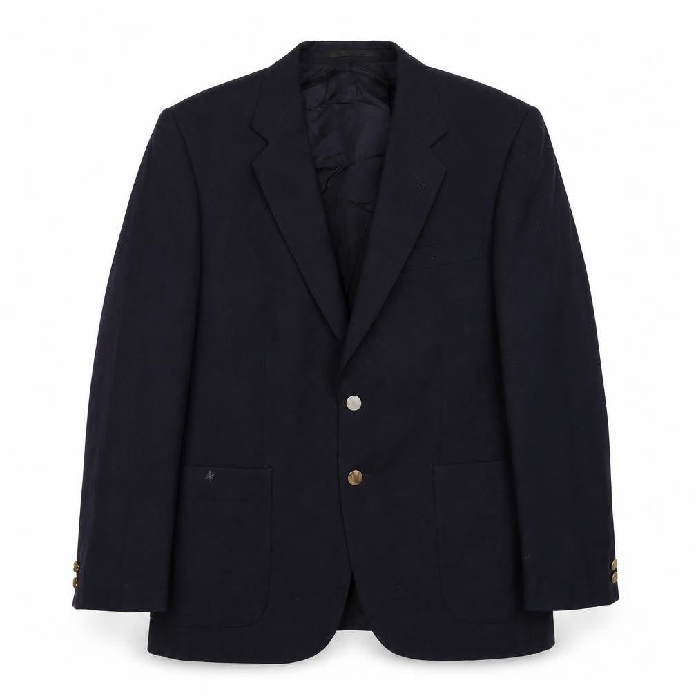 Marks and Spencer Mens Blue Polyester Jacket Suit Jacket Size 40 Regular