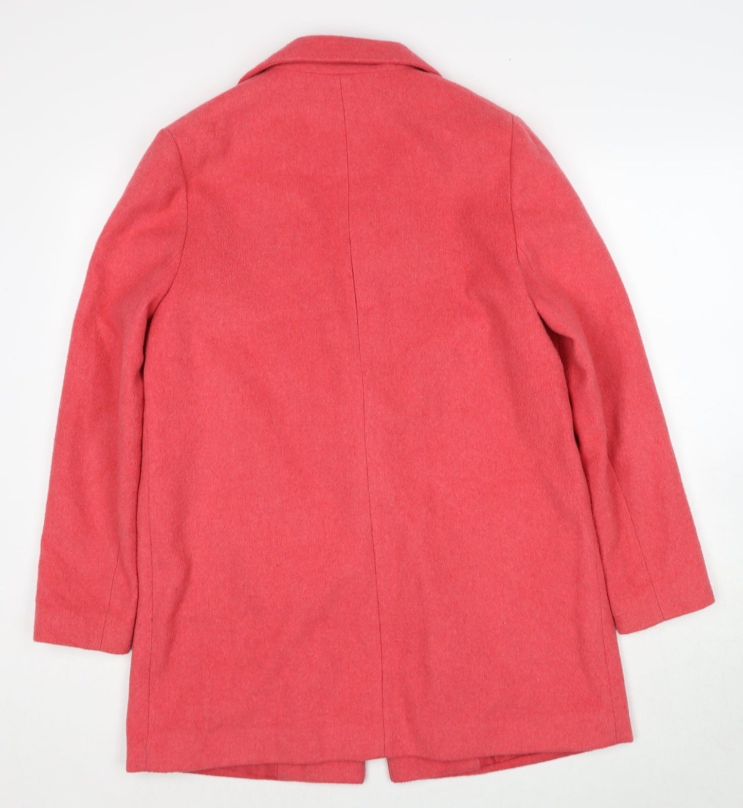 New Look Womens Pink Jacket Size 10 Button