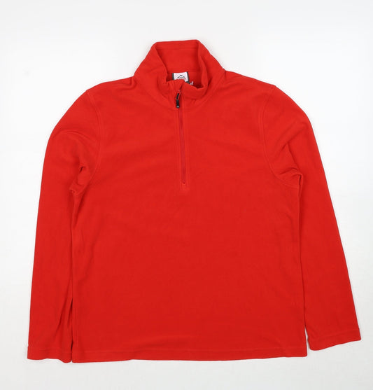 McKINLEY Womens Red Polyester Pullover Sweatshirt Size 10 Pullover