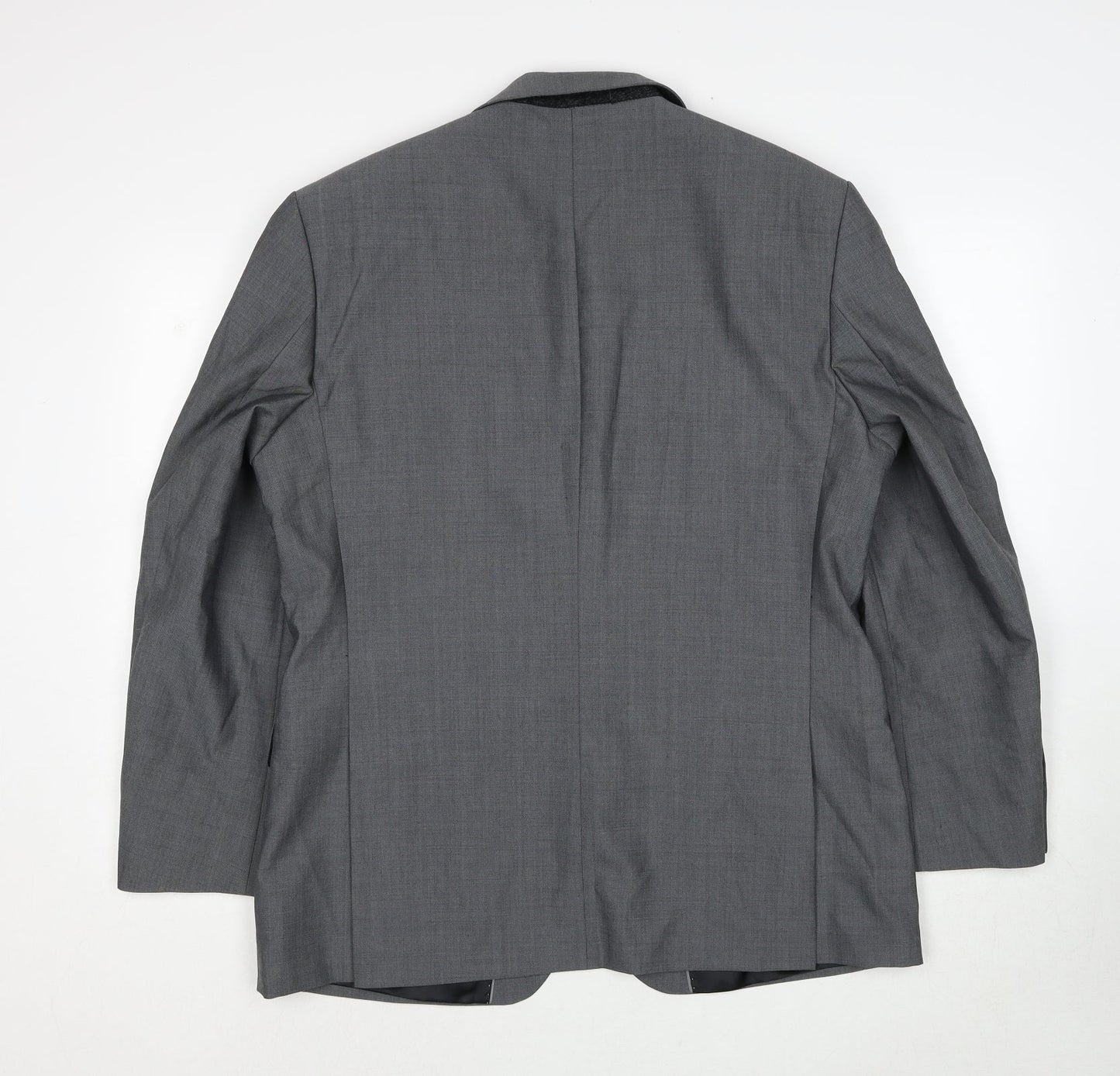 Debenhams Mens Grey Wool Jacket Suit Jacket Size 42 Regular