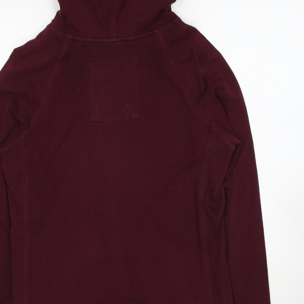 Garage Womens Red Cotton Pullover Hoodie Size M Pullover