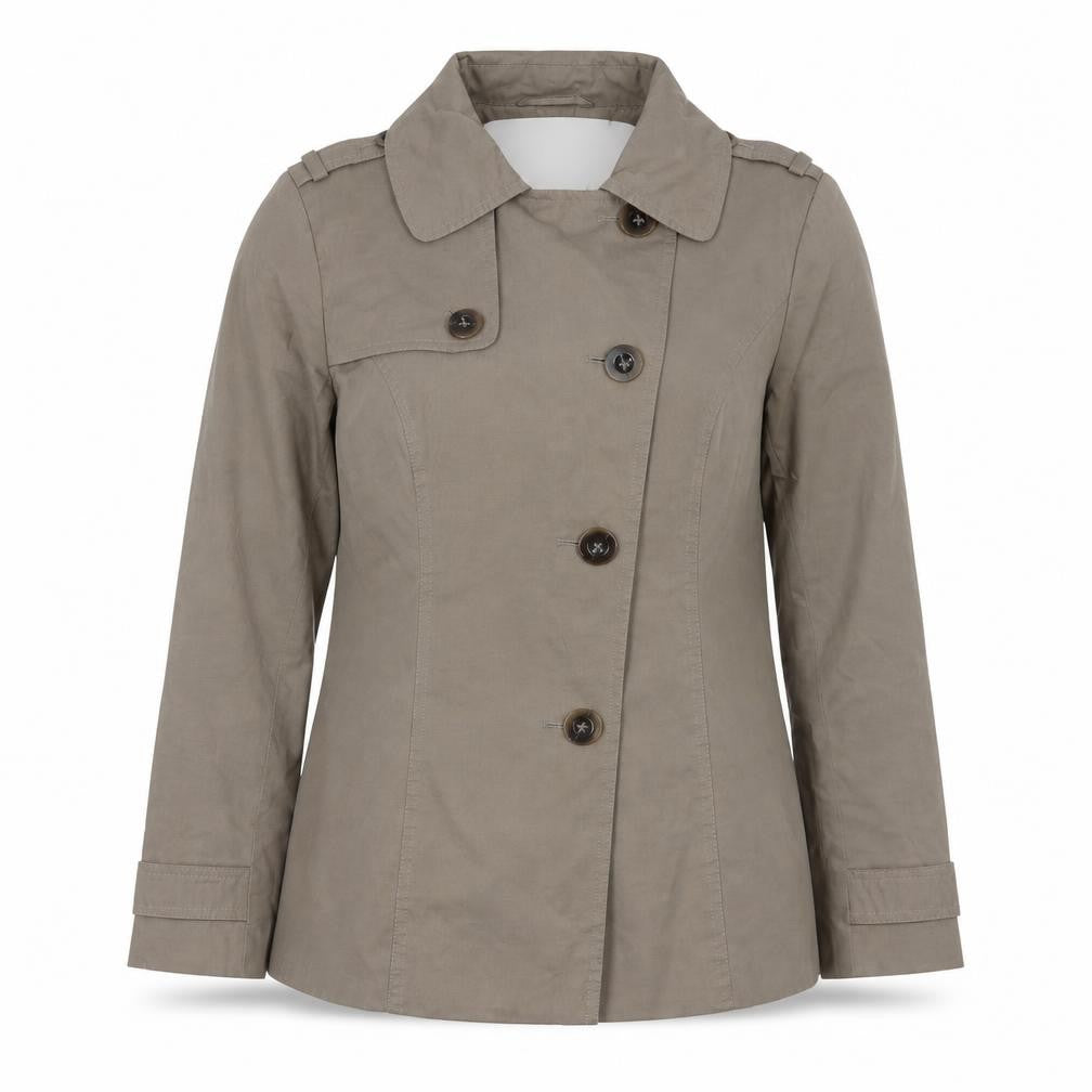Autonomy Womens Brown Jacket Size 14 Button