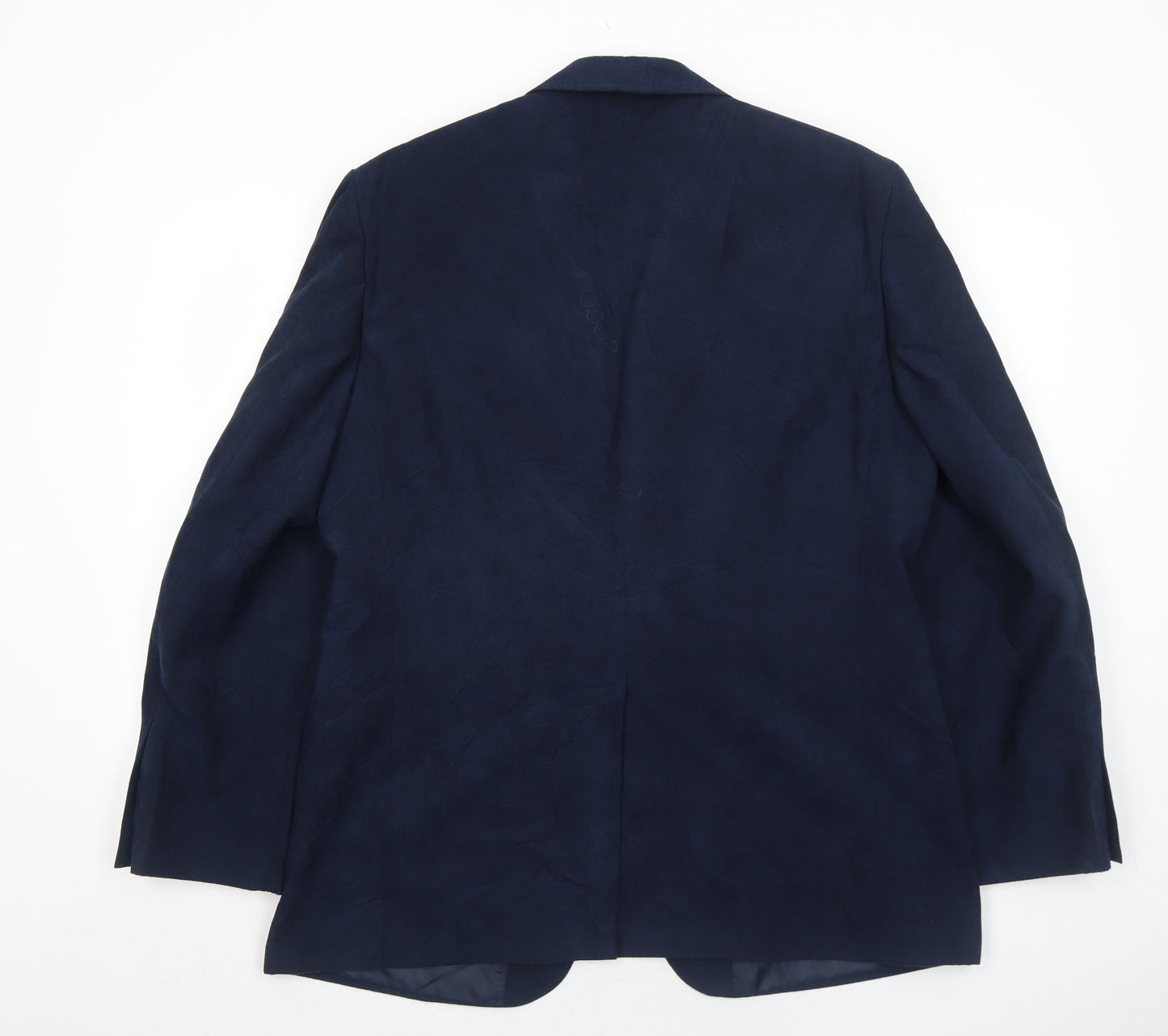 Marks and Spencer Mens Blue Polyester Jacket Suit Jacket Size 42 Regular
