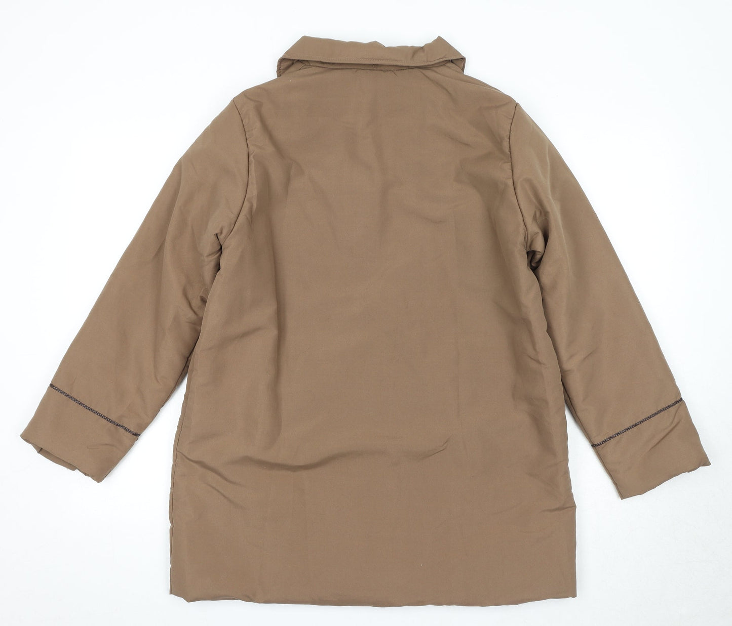 Claire Neuville Womens Brown Jacket Size 14 Button