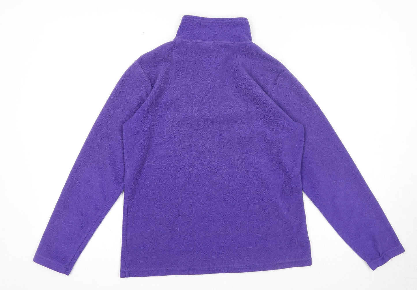 Hi Gear Womens Purple Polyester Pullover Sweatshirt Size 12 Zip
