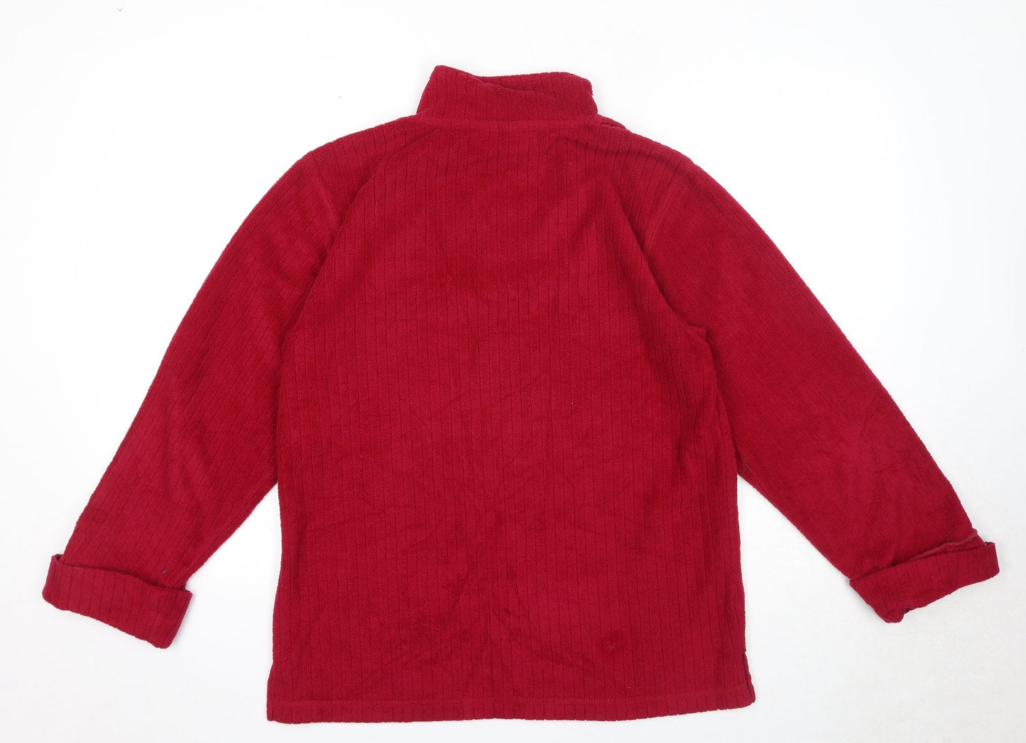 Fornari Womens Pink Polyester Pullover Sweatshirt Size M Zip