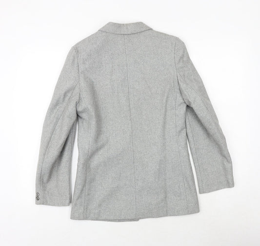 mister christopher Mens Grey Polyester Jacket Blazer Size 34 Regular