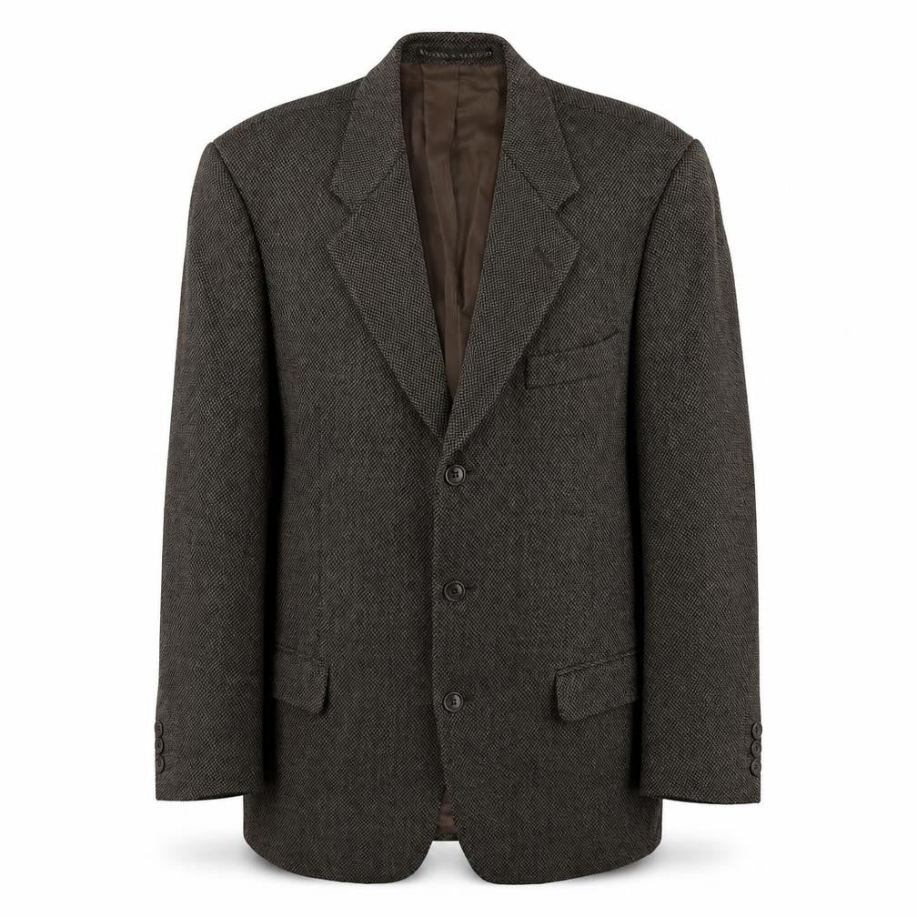 Marks and Spencer Mens Brown Wool Jacket Blazer Size 40 Regular