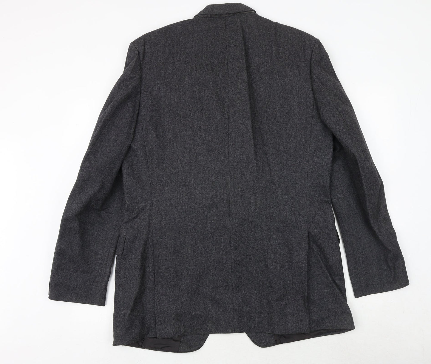 St Michael Mens Grey Wool Jacket Suit Jacket Size 42 Regular