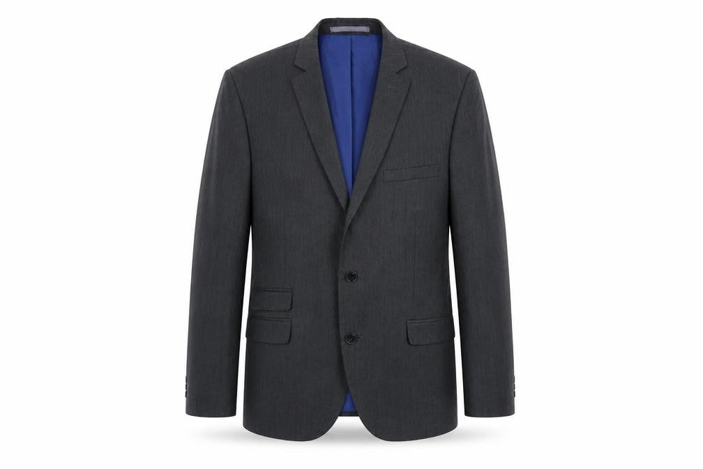 Marks and Spencer Mens Grey Polyester Jacket Blazer Size 42 Regular