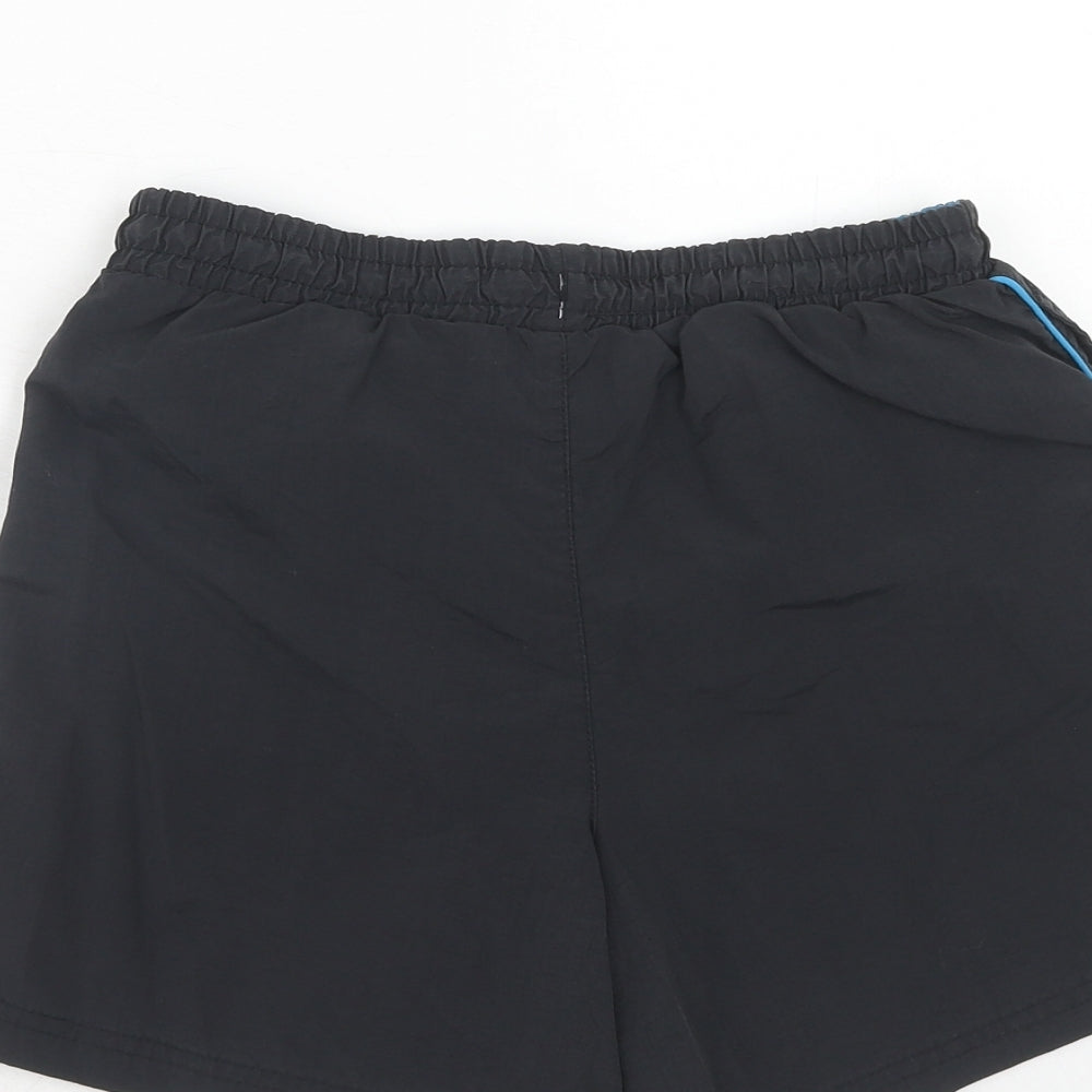 Slazenger Boys Black Nylon Sweat Shorts Size 9-10 Years Regular Drawstring
