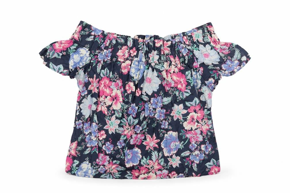 Womens UK Size S Gap Multicoloured Cotton Blouse