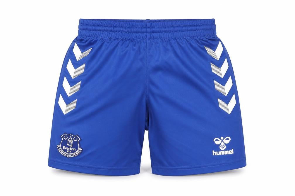 Hummel Boys Blue Polyester Sweat Shorts Size 8 Years Regular Drawstring
