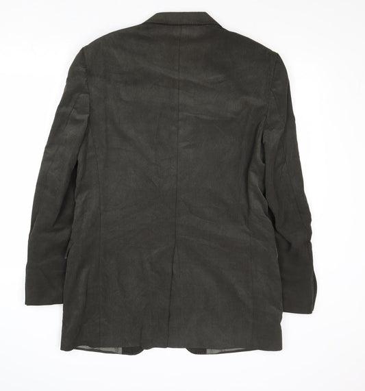 Marks and Spencer Mens Brown Polyester Jacket Blazer Size 38 Regular