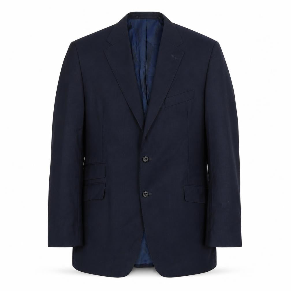 Marks and Spencer Mens Blue Wool Jacket Suit Jacket Size L Regular