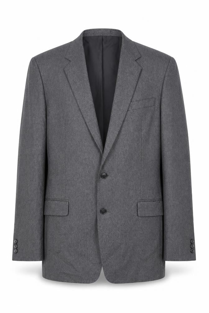 Mens 42 Chest Regular Dunn & Co Grey Two-Button