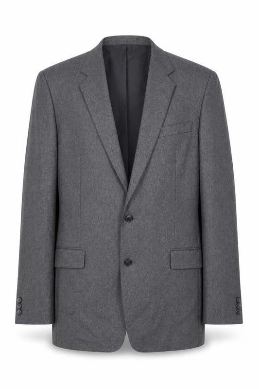 Mens 42 Chest Regular Dunn & Co Grey Two-Button