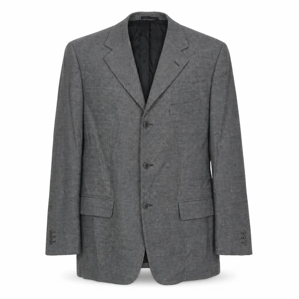 Woolsley Mens Grey Wool Jacket Suit Jacket Size 44 Regular