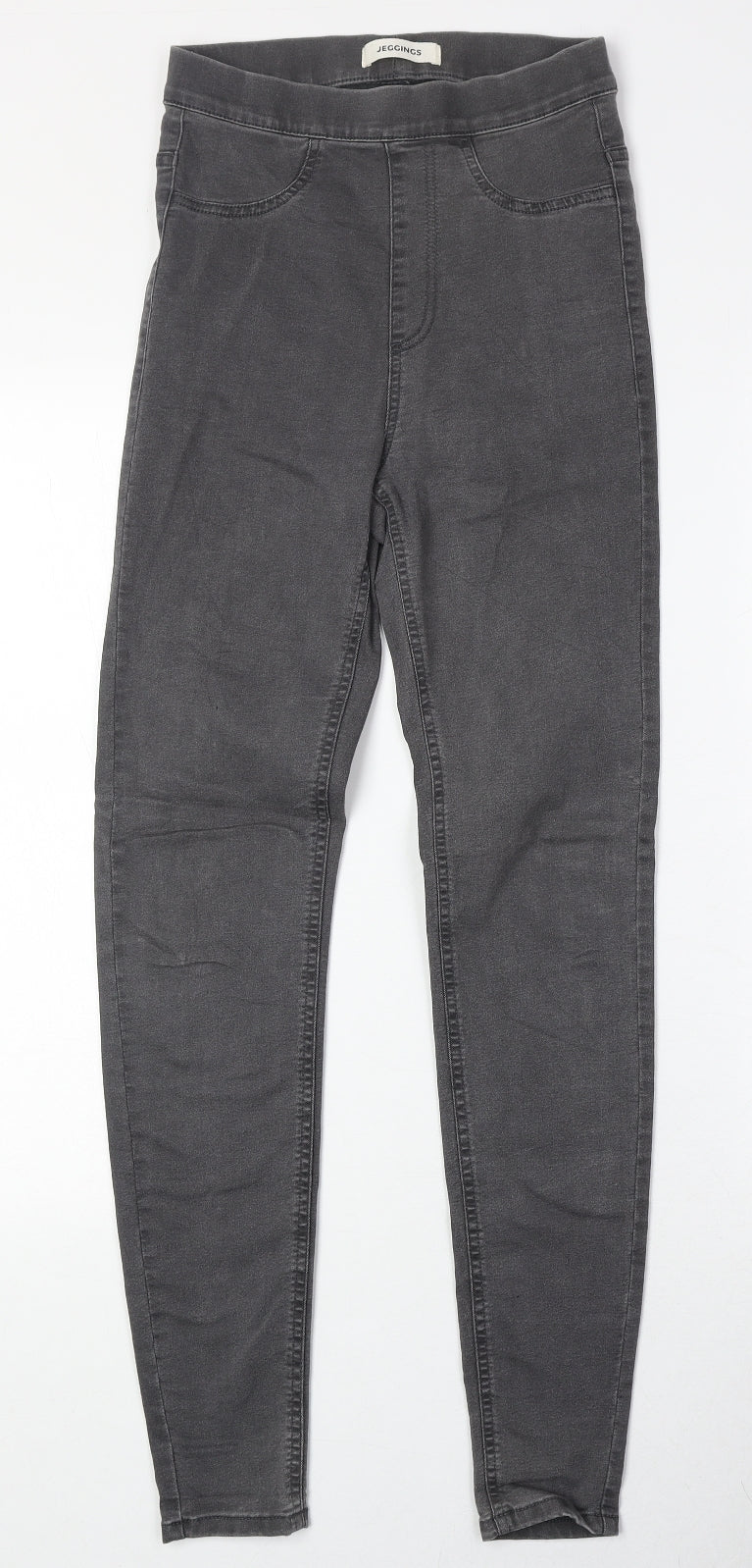 Marks and Spencer Womens Black Cotton Jegging Jeans Size 6 Regular