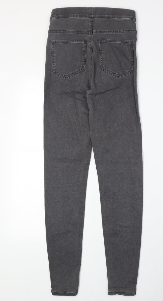 Marks and Spencer Womens Black Cotton Jegging Jeans Size 6 Regular