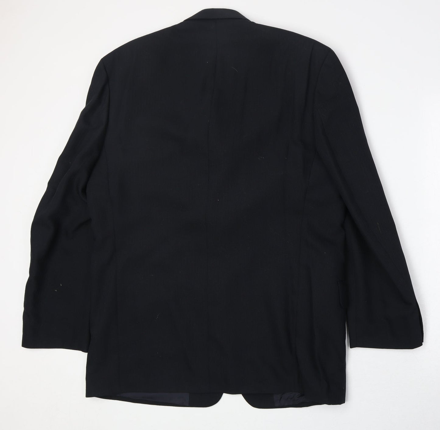 Tom English Mens Black Polyester Jacket Suit Jacket Size 42 Regular