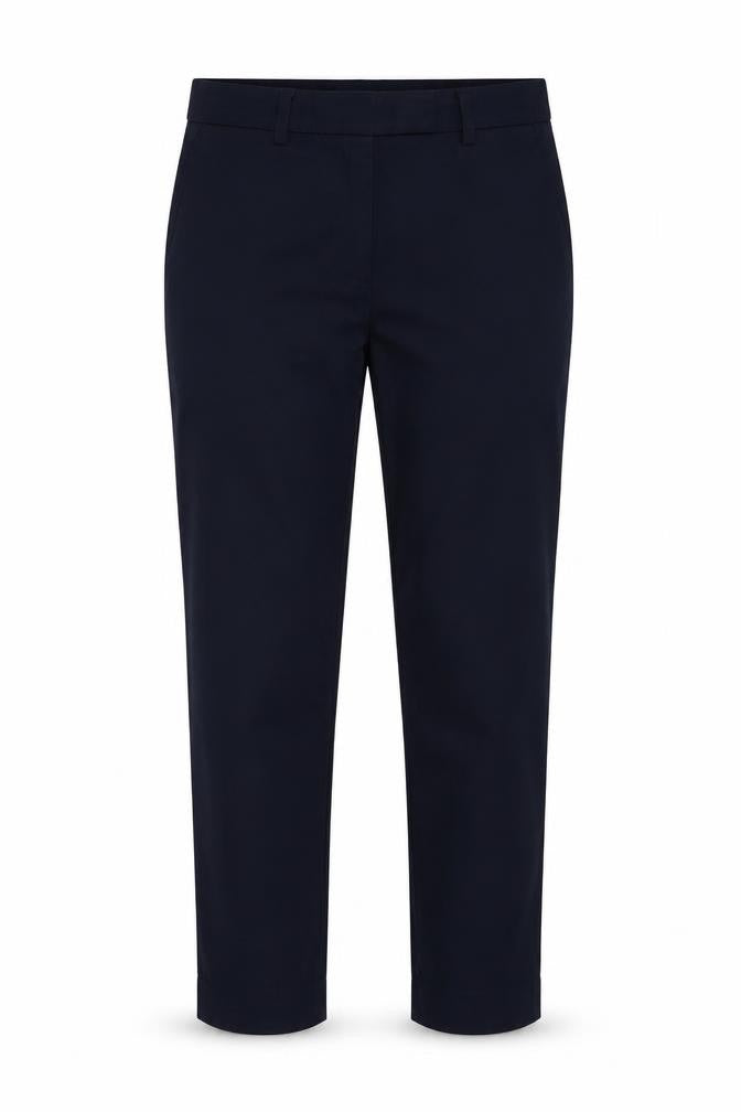 Marks and Spencer Womens Blue Viscose Trousers Size 10 Regular Zip