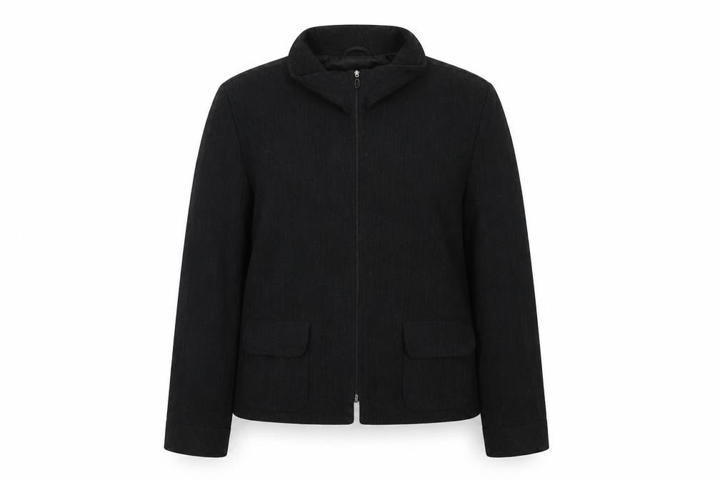 La Strada Womens Black Jacket Size 16 Zip