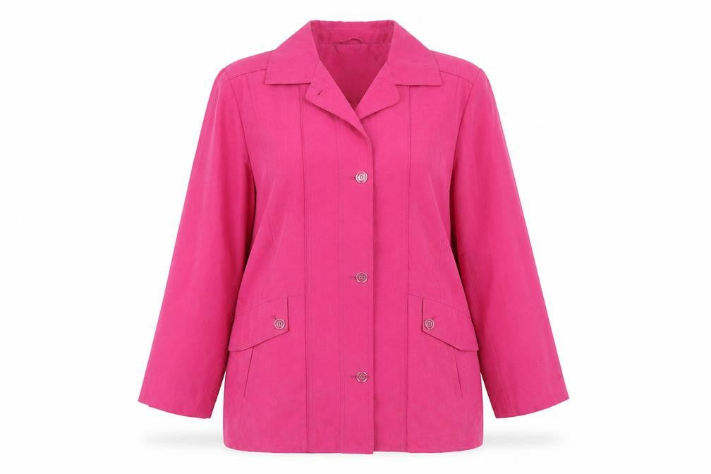 EWM Womens Pink Jacket Size 14 Button