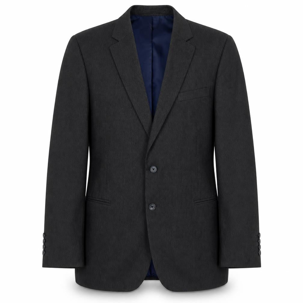 Marks and Spencer Mens Grey Geometric Polyester Jacket Blazer Size 44 Regular