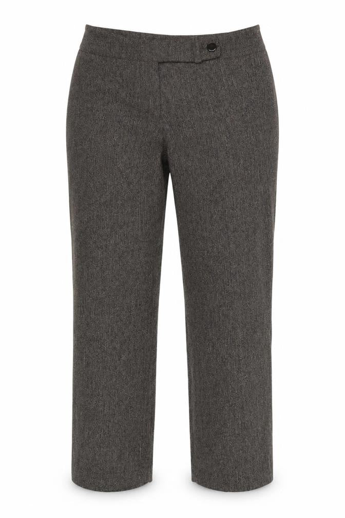 Klass Womens Grey Polyester Trousers Size 16 Regular Zip