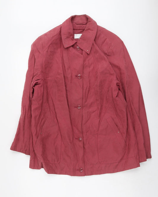 Cotswold Womens Pink Jacket Size 18 Zip