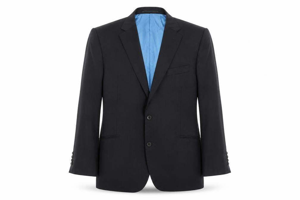 Marks and Spencer Mens Black Wool Jacket Blazer Size M Regular