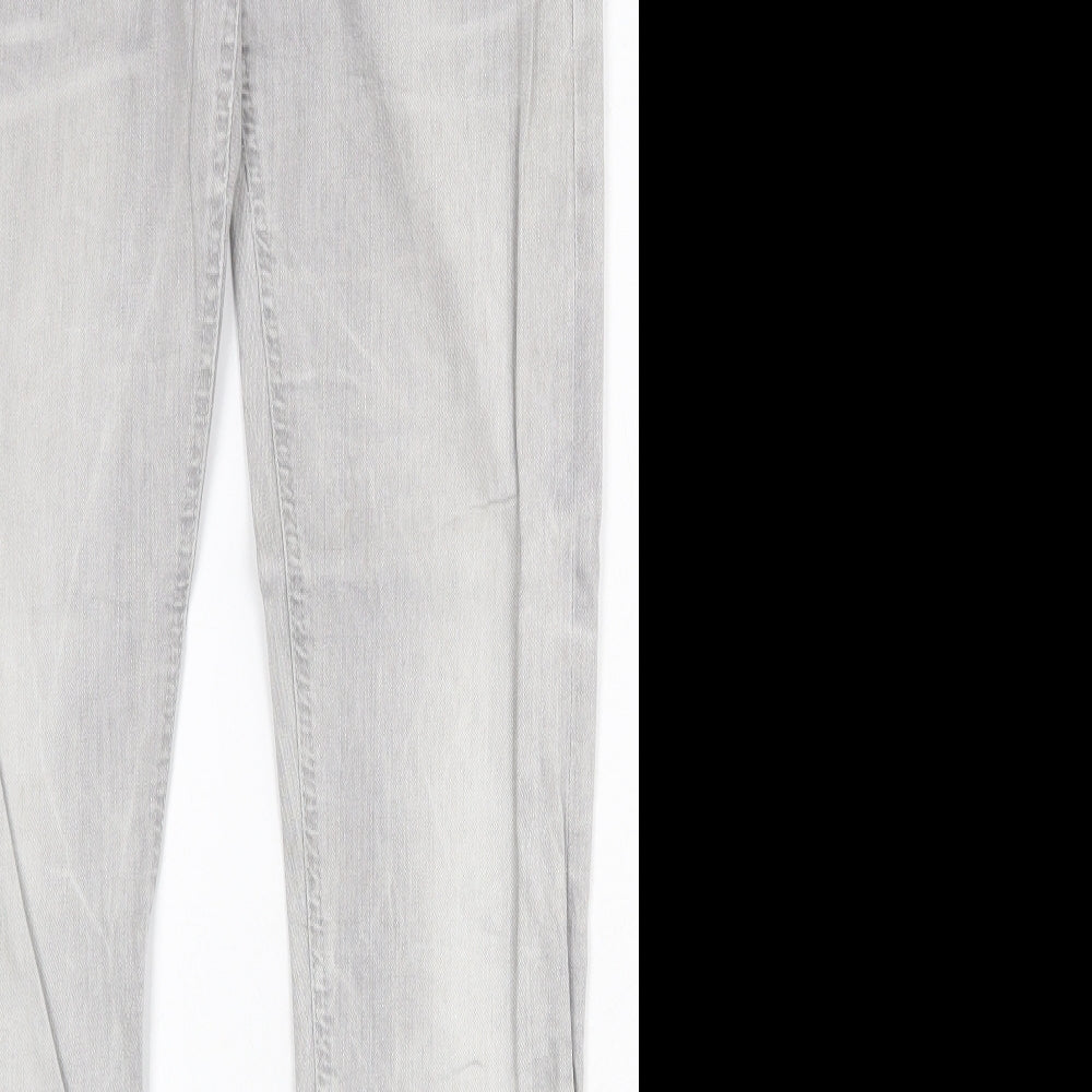 Esprit Womens Grey Cotton Skinny Jeans Size 31 in Regular Zip
