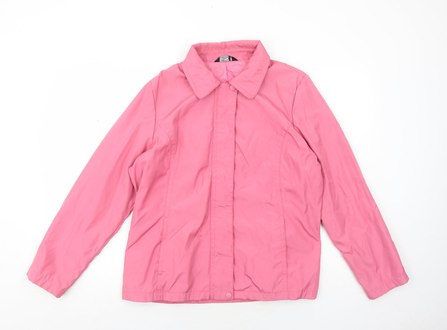 Bonmarché Womens Pink Jacket Size M Zip