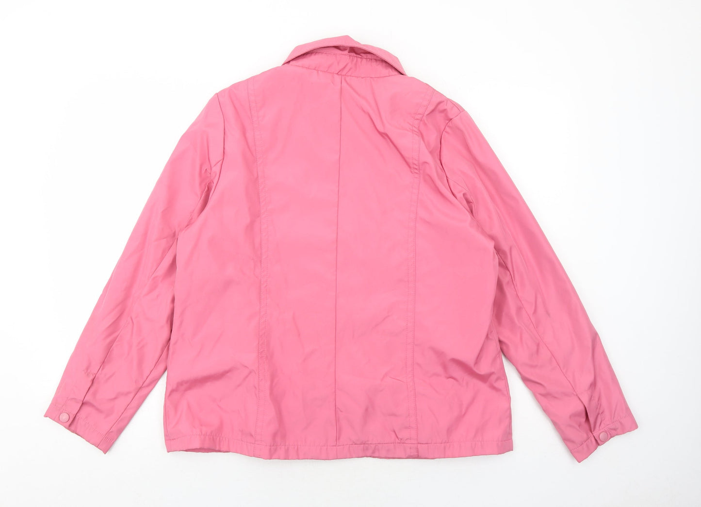 Bonmarché Womens Pink Jacket Size M Zip