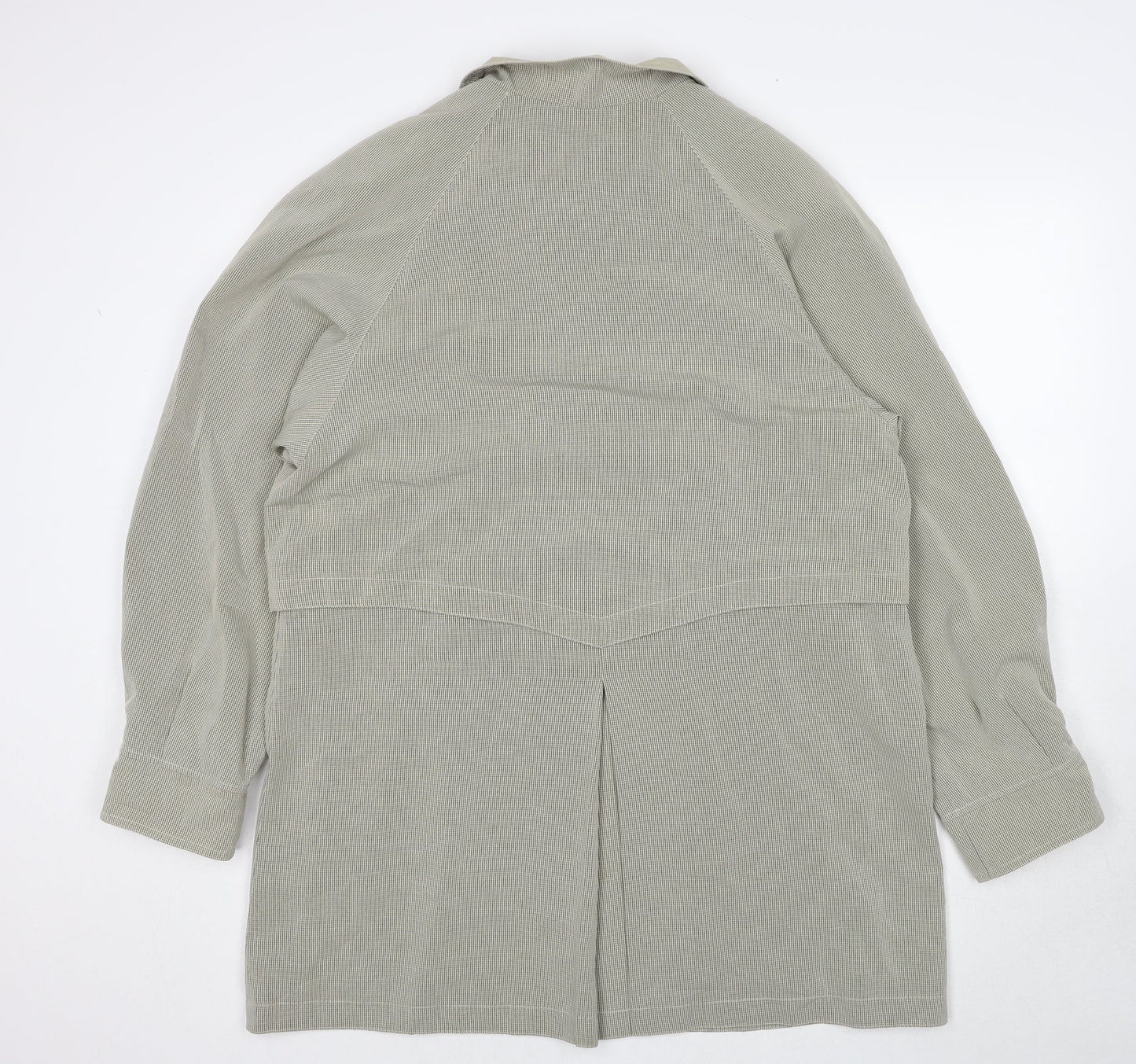 Debenhams Womens Beige Overcoat Coat Size 12 Button