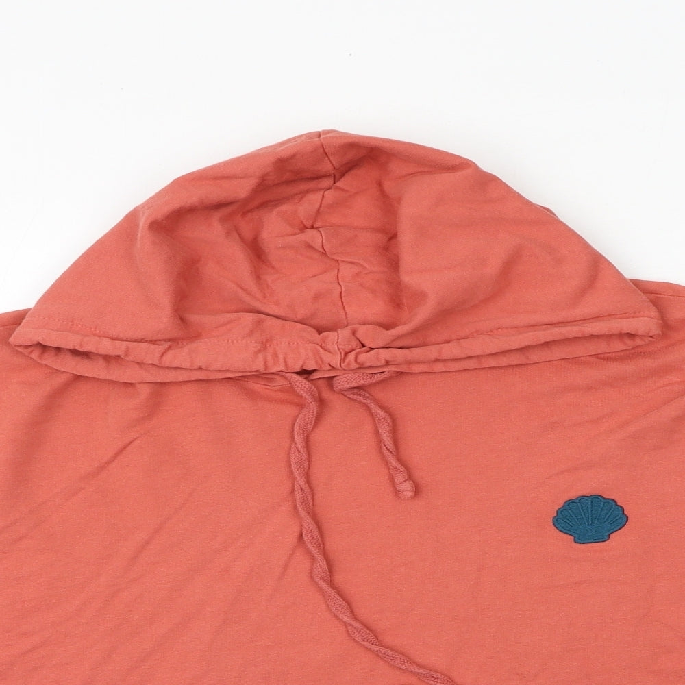 Disney Womens Pink Cotton Pullover Hoodie Size 12 Pullover - Little Mermaid