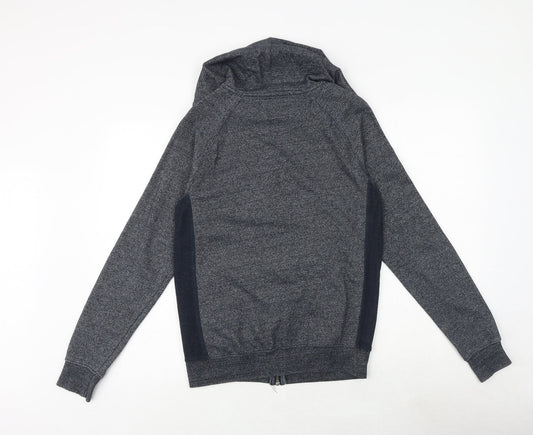 Genetic Apparel Mens Blue Cotton Full Zip Sweatshirt Size S