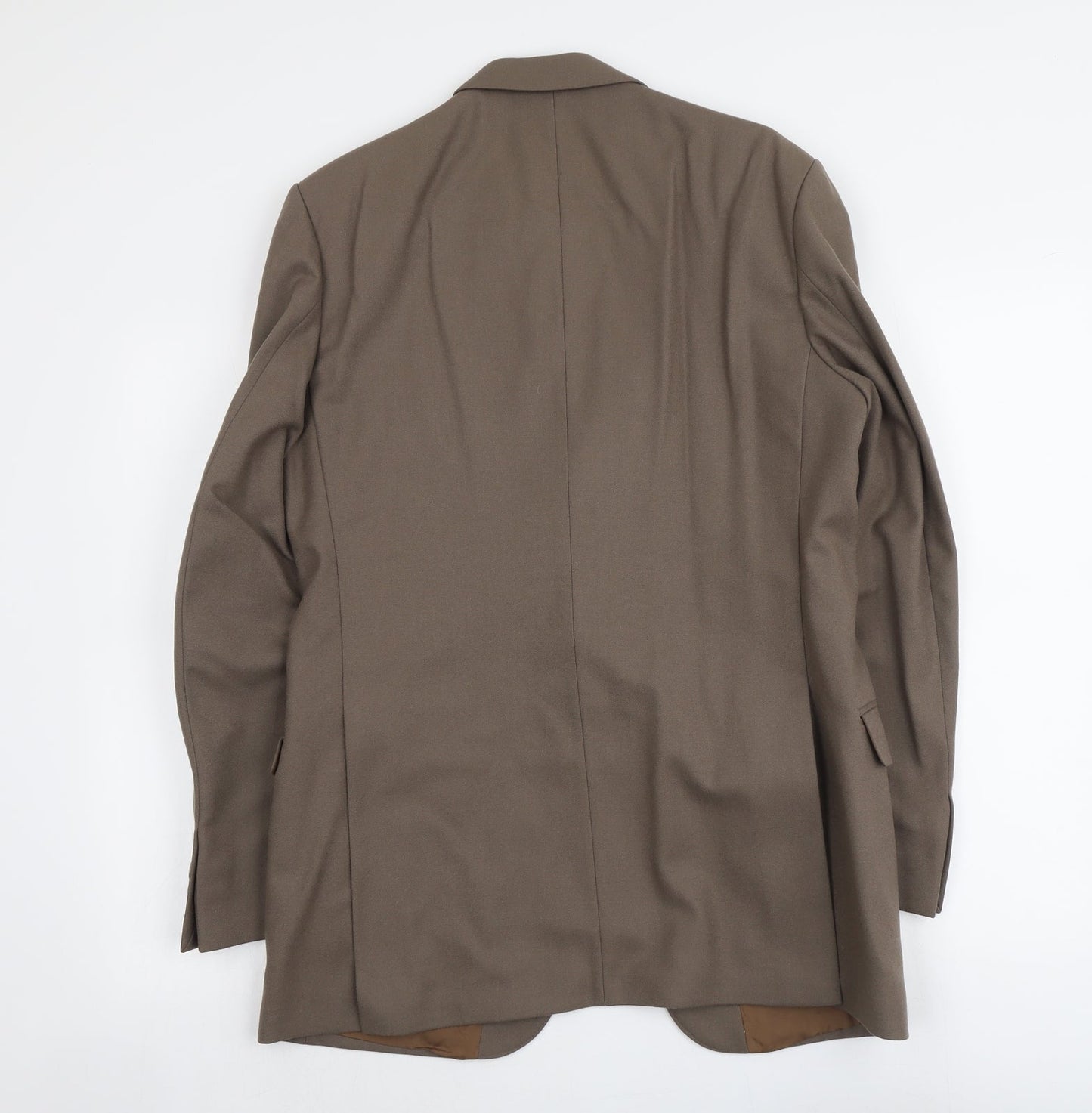 Francis Galay Mens Brown Wool Jacket Suit Jacket Size M Regular